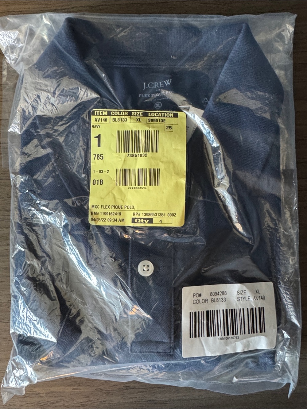 J. Crew Navy Polo Shirt